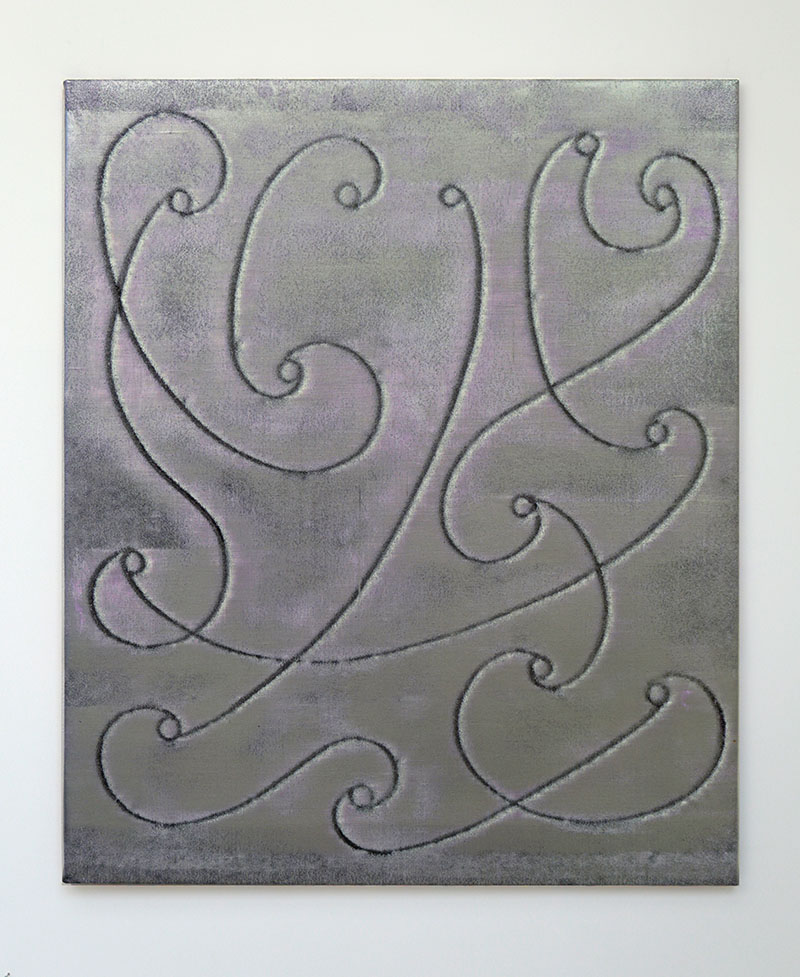 Jonathan Kelly - Threads - Acrylic on Canvas - 82x70cm